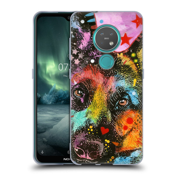 Dean Russo Dogs German Shepherd Soft Gel Case for Nokia 6.2 / 7.2