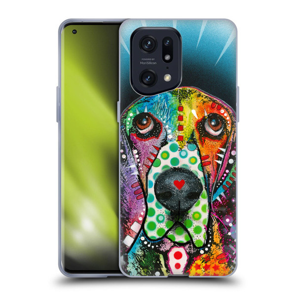 Dean Russo Dogs Hound Soft Gel Case for OPPO Find X5 Pro
