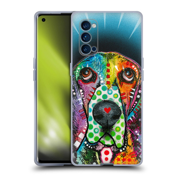 Dean Russo Dogs Hound Soft Gel Case for OPPO Reno 4 Pro 5G