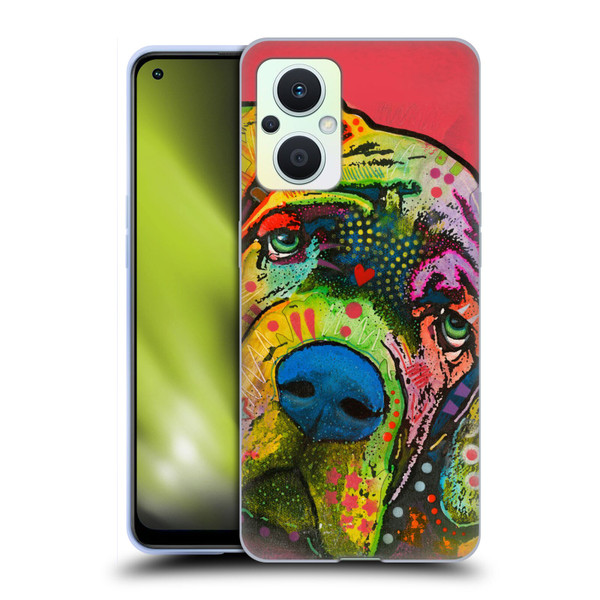 Dean Russo Dogs Mastiff Soft Gel Case for OPPO Reno8 Lite