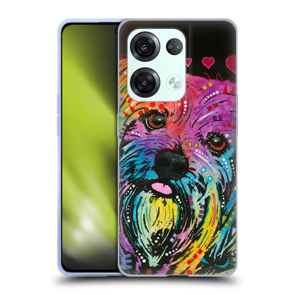 Dean Russo Dogs Yorkie Soft Gel Case for OPPO Reno8 Pro