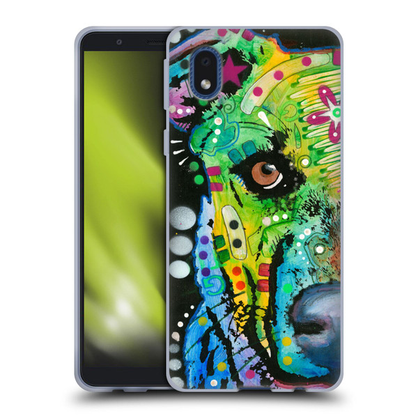 Dean Russo Dogs Bulldog Soft Gel Case for Samsung Galaxy A01 Core (2020)