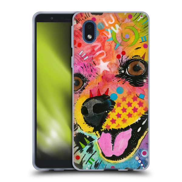 Dean Russo Dogs Pomeranian Soft Gel Case for Samsung Galaxy A01 Core (2020)
