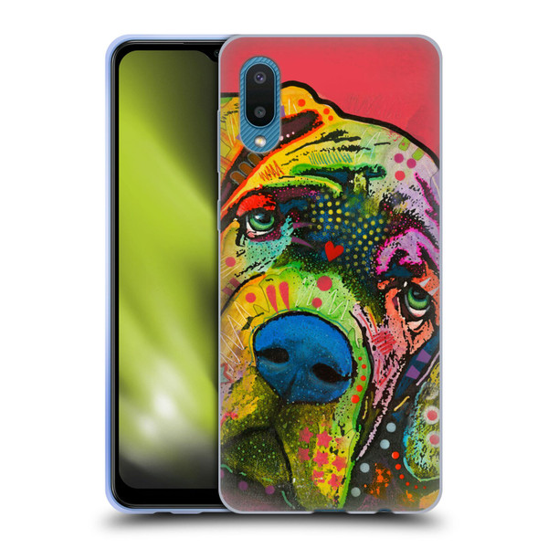 Dean Russo Dogs Mastiff Soft Gel Case for Samsung Galaxy A02/M02 (2021)