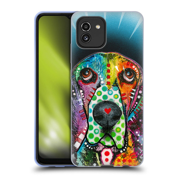 Dean Russo Dogs Hound Soft Gel Case for Samsung Galaxy A03 (2021)