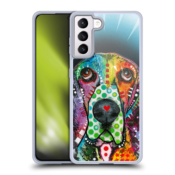 Dean Russo Dogs Hound Soft Gel Case for Samsung Galaxy S21+ 5G