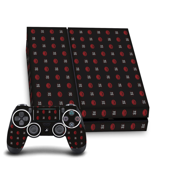 AC Milan Art Pattern Logo Vinyl Sticker Skin Decal Cover for Sony PS4 Console & Controller