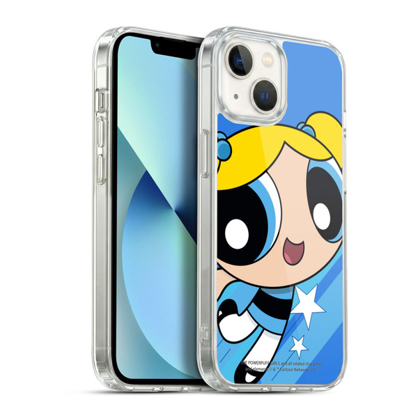 The Powerpuff Girls Graphics Bubbles Soft Gel Case for Apple iPhone 13