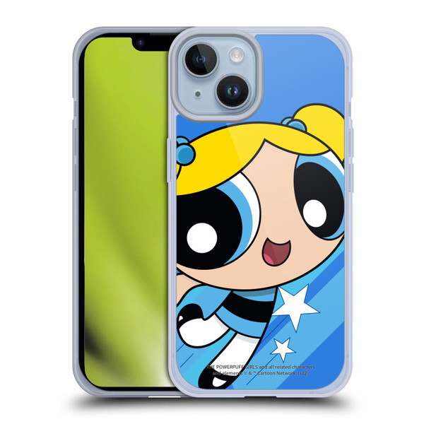 The Powerpuff Girls Graphics Bubbles Soft Gel Case for Apple iPhone 14