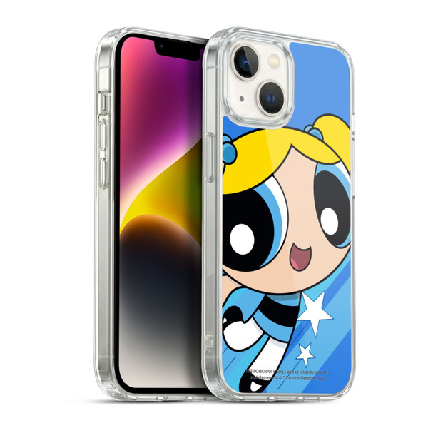 The Powerpuff Girls Graphics Bubbles Soft Gel Case for Apple iPhone 14
