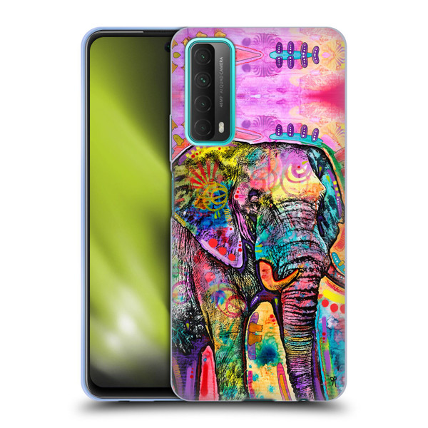 Dean Russo Wildlife 2 Elephant Soft Gel Case for Huawei P Smart (2021)