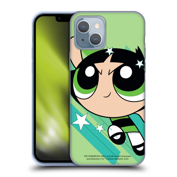 The Powerpuff Girls Graphics Buttercup Soft Gel Case for Apple iPhone 14