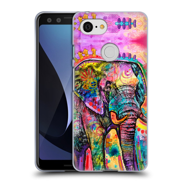Dean Russo Wildlife 2 Elephant Soft Gel Case for Google Pixel 3