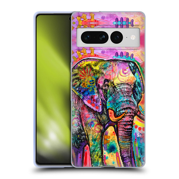 Dean Russo Wildlife 2 Elephant Soft Gel Case for Google Pixel 7 Pro