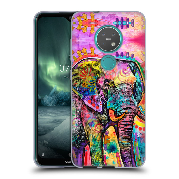 Dean Russo Wildlife 2 Elephant Soft Gel Case for Nokia 6.2 / 7.2
