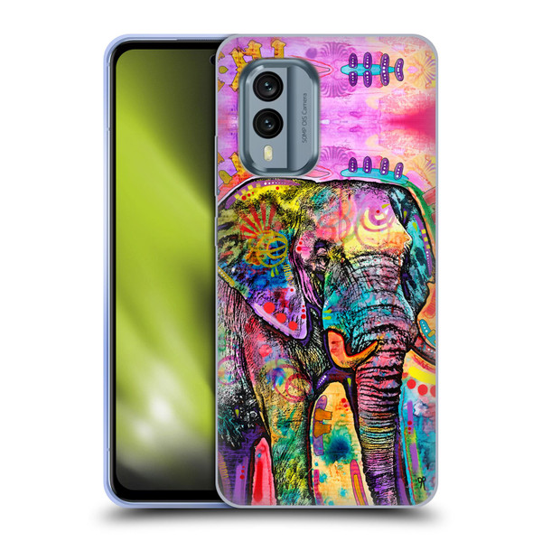 Dean Russo Wildlife 2 Elephant Soft Gel Case for Nokia X30