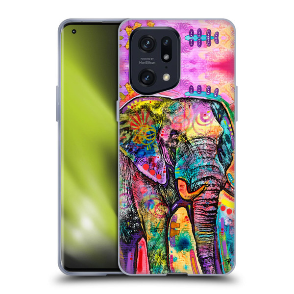 Dean Russo Wildlife 2 Elephant Soft Gel Case for OPPO Find X5 Pro
