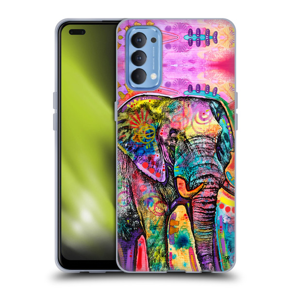 Dean Russo Wildlife 2 Elephant Soft Gel Case for OPPO Reno 4 5G