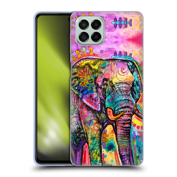 Dean Russo Wildlife 2 Elephant Soft Gel Case for Samsung Galaxy M53 (2022)