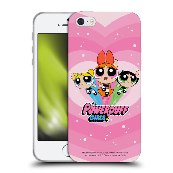 The Powerpuff Girls Graphics Group Soft Gel Case for Apple iPhone 5 / 5s / iPhone SE 2016