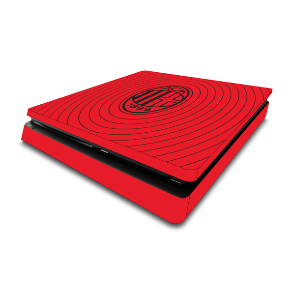 AC Milan Art Red And Black Vinyl Sticker Skin Decal Cover for Sony PS4 Slim Console