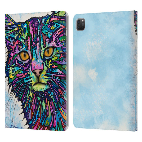 Dean Russo Cats Diligence Leather Book Wallet Case Cover For Apple iPad Pro 11 2020 / 2021 / 2022