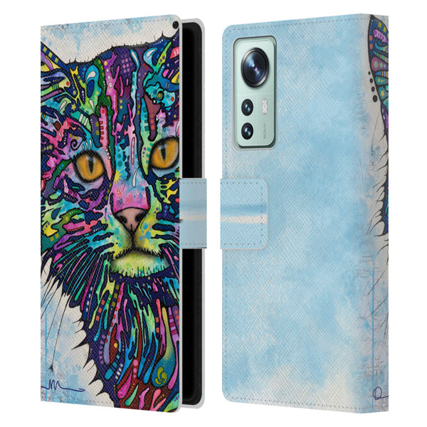 Dean Russo Cats Diligence Leather Book Wallet Case Cover For Xiaomi 12