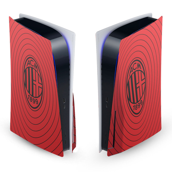 AC Milan Art Red And Black Vinyl Sticker Skin Decal Cover for Sony PS5 Disc Edition Console
