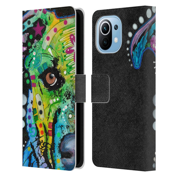 Dean Russo Dogs Bulldog Leather Book Wallet Case Cover For Xiaomi Mi 11