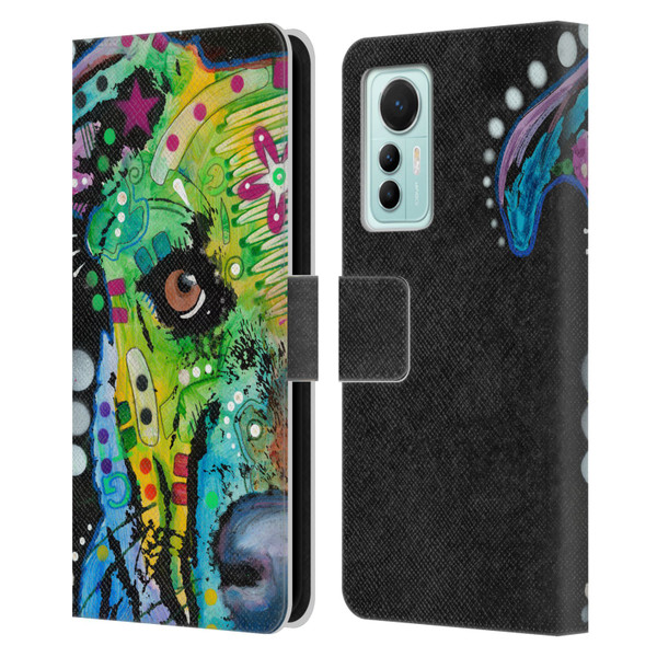 Dean Russo Dogs Bulldog Leather Book Wallet Case Cover For Xiaomi 12 Lite