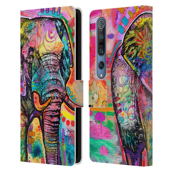 Dean Russo Wildlife 2 Elephant Leather Book Wallet Case Cover For Xiaomi Mi 10 5G / Mi 10 Pro 5G