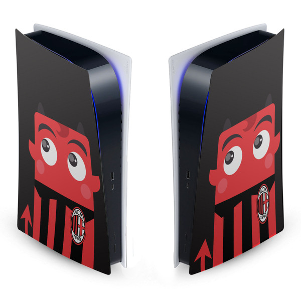 AC Milan Art Mascotte Vinyl Sticker Skin Decal Cover for Sony PS5 Digital Edition Console