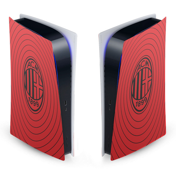 AC Milan Art Red And Black Vinyl Sticker Skin Decal Cover for Sony PS5 Digital Edition Console