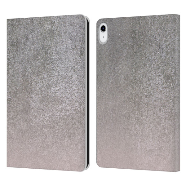 LebensArt Concretes Concrete Leather Book Wallet Case Cover For Apple iPad 10.9 (2022)