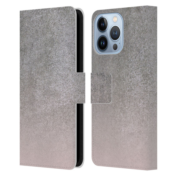 LebensArt Concretes Concrete Leather Book Wallet Case Cover For Apple iPhone 13 Pro