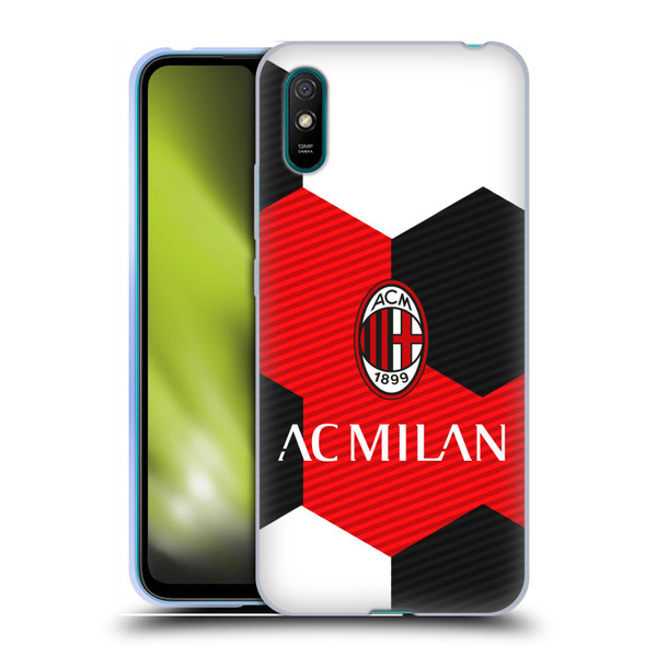 AC Milan Crest Ball Soft Gel Case for Xiaomi Redmi 9A / Redmi 9AT