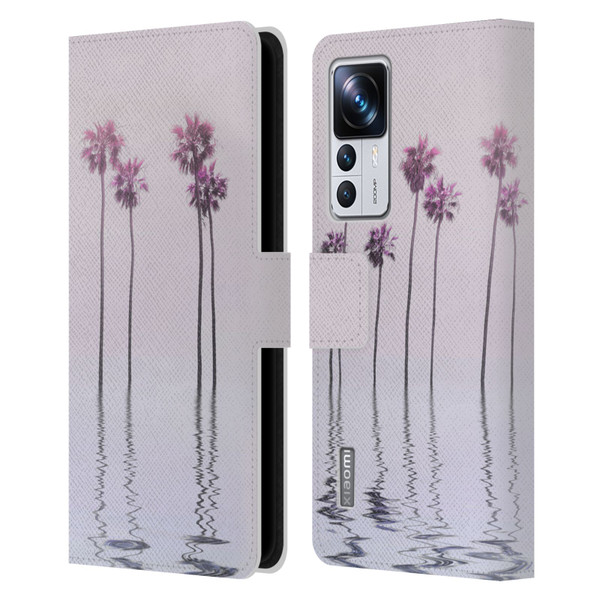 LebensArt Pastels Water Palm Trees Leather Book Wallet Case Cover For Xiaomi 12T Pro