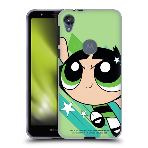 The Powerpuff Girls Graphics Buttercup Soft Gel Case for Motorola Moto E6