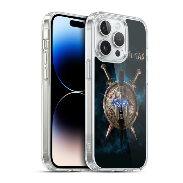 Christos Karapanos Horror 2 Spartan Soft Gel Case for Apple iPhone 13 Pro & MagSafe