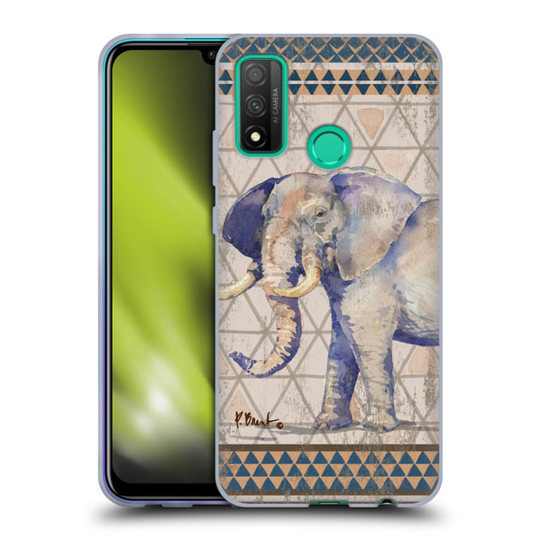 Paul Brent Animals Tribal Elephant Soft Gel Case for Huawei P Smart (2020)