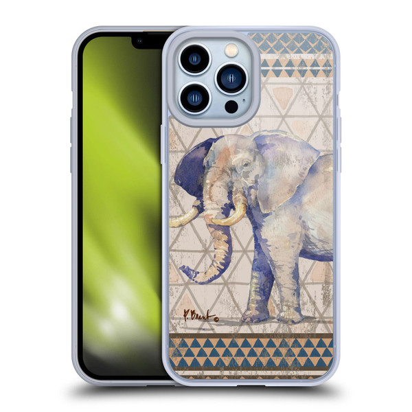 Paul Brent Animals Tribal Elephant Soft Gel Case for Apple iPhone 13 Pro Max