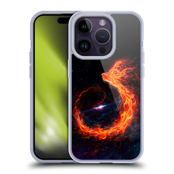 Christos Karapanos Phoenix Out Of Space Soft Gel Case for Apple iPhone 14 Pro