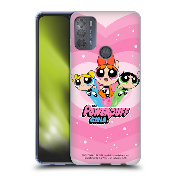 The Powerpuff Girls Graphics Group Soft Gel Case for Motorola Moto G50