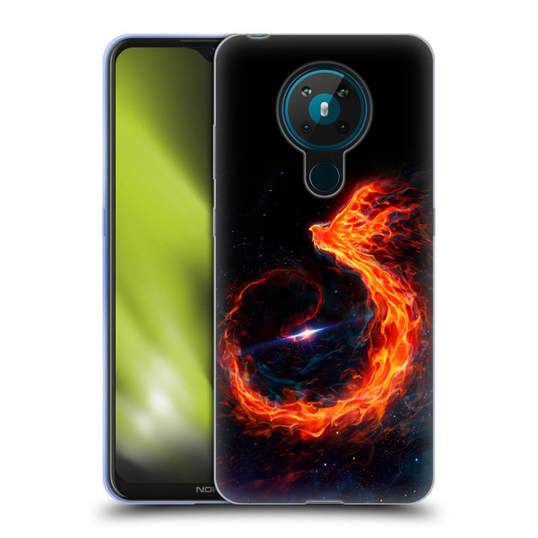 Christos Karapanos Phoenix Out Of Space Soft Gel Case for Nokia 5.3