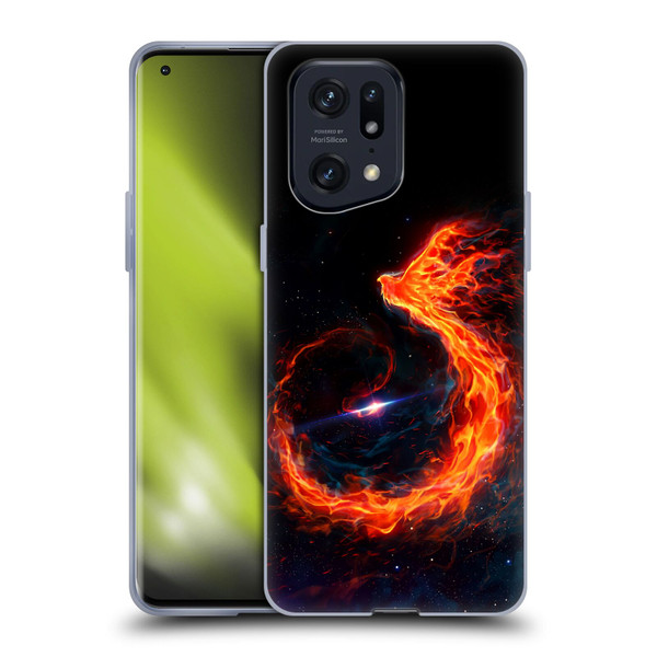 Christos Karapanos Phoenix Out Of Space Soft Gel Case for OPPO Find X5 Pro