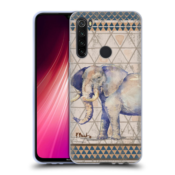 Paul Brent Animals Tribal Elephant Soft Gel Case for Xiaomi Redmi Note 8T