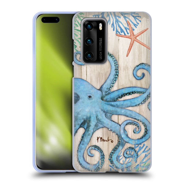 Paul Brent Coastal Sealife Soft Gel Case for Huawei P40 5G