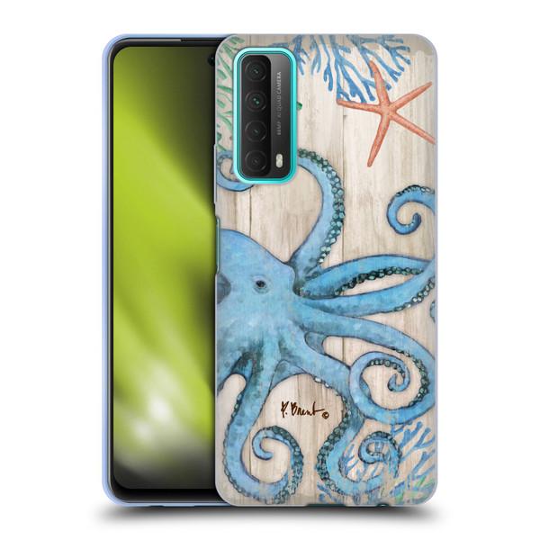 Paul Brent Coastal Sealife Soft Gel Case for Huawei P Smart (2021)