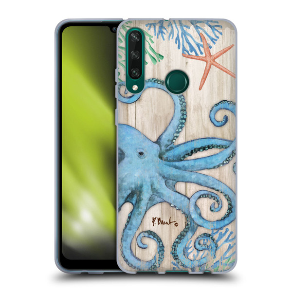 Paul Brent Coastal Sealife Soft Gel Case for Huawei Y6p