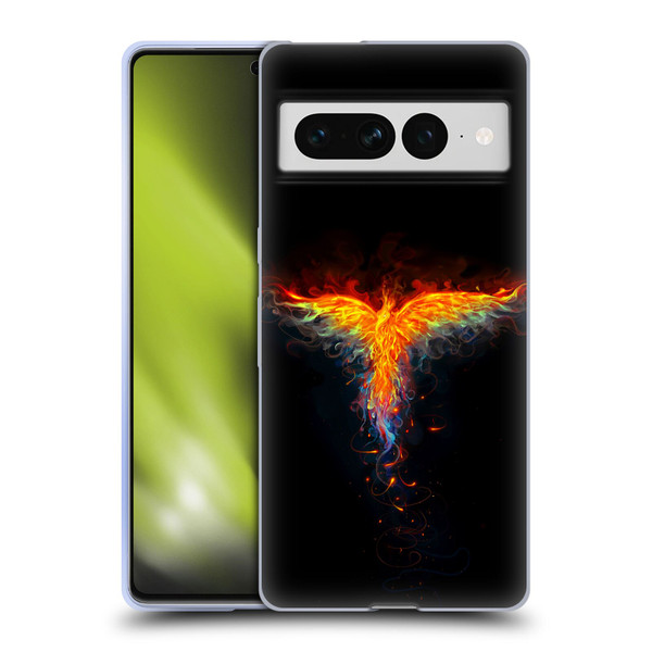 Christos Karapanos Phoenix 2 Bird 3 Soft Gel Case for Google Pixel 7 Pro